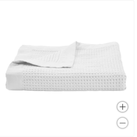 Jennifer Adams Cotton Waffle Throw - Picture 2 of 4